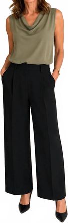 The Kooples Straight Leg Pant In Black