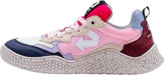 ID.EIGHT Oranje Mix Sneakers - unisex - Sneakers - Veelkleurig - 38 EU - Polyester - Schoenen