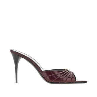Saint Laurent Babylone leather mules Woman 37