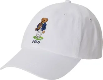 Polo Ralph Lauren White Wimbledon Embroidered Baseball Cap