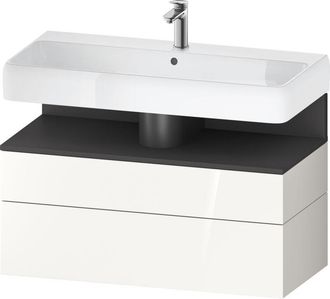 Duravit Duravit - Qatego Mueble Bajo Lavabo, 1 Extra&iacute;ble Y 1 Caj&oacute;n