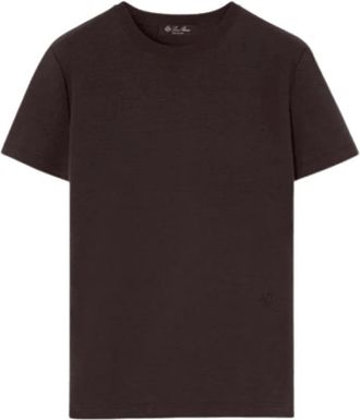 Loro Piana My-T T-Shirt - Dames - T-shirts - Bruin - XS - Katoen - Tops