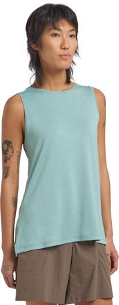 Jack Wolfskin Tanktop JACK WOLFSKIN TRAVEL TOP W, Damen, Gr. XS, softjade, heather, Oberstoff 95% POLYESTER, 5% ELASTHAN, Tops Tanktop