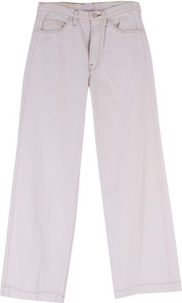 Frame Denim Ecru Le Italien White Denim Jeans Size 27/69