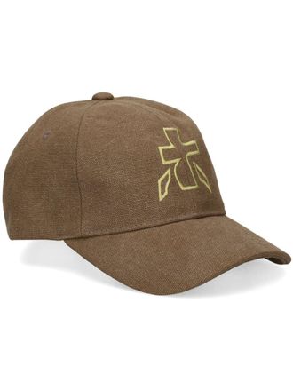 Premiata Ball 8 baseball cap - unisex - Polyester/Cotton - 58 - Brown
