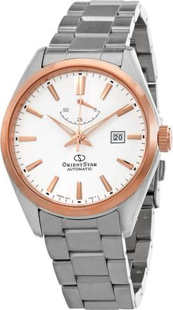 Orient Star Automatic White Dial Basic Date Mens Watch RE-AU0401S