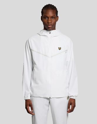 Lyle & Scott Lyle And Scott Mens Sports Stripe Track Jacket - White - Size: 44/Regular
