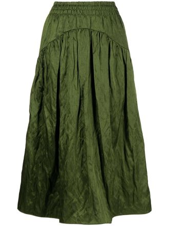 Vince A-lijn rok - Groen