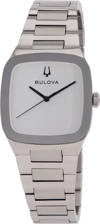Bulova Millennia Quartz Silver-Tone Dial Mens Watch 96A336
