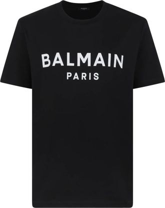 Balmain Hombre, Camisetas, Negro, Talla: M