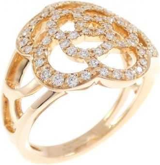 Chanel Pink Gold Pink Gold (18K) Band Ring (Pre-Owned)