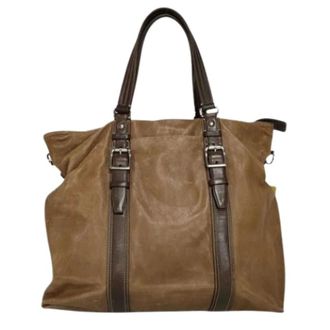 Coach unisex, Pre-owned, Bruin, Maat: ONE Size Leer