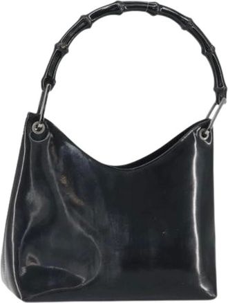 Gucci Pre-owned Handbags, female, Black, Size: ONE SIZE Pre-owned Vintage Handbag