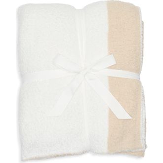 Nordstrom Rack Stripe Butter Throw Blanket in Beige Oatmeal at Nordstrom Rack