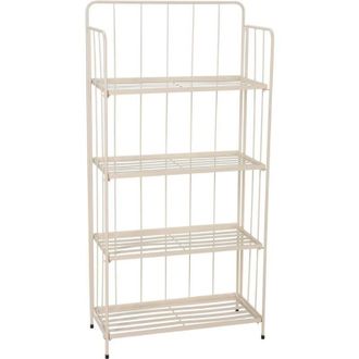 Progarden Estanteria Plegable 58x45x118,5 Cm Blanca