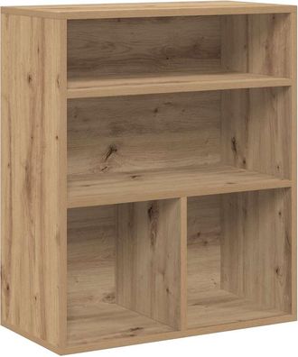 vidaXL Vidaxl - Libreria Rovere Artigianale 60x30x71,5 Cm Legno Multistrato