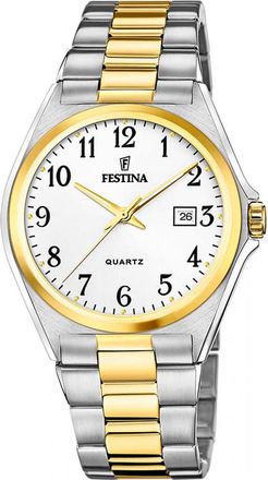 Festina F20554-1 Mens Classic Watch - Silver - One Size