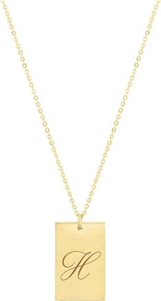 Set & Stones Stella Initial Pendant Necklace in Gold/h at Nordstrom