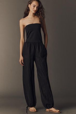Maeve Strapless Twofer Jumpsuit