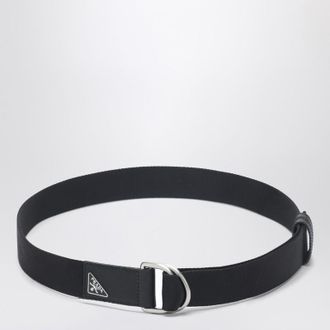 Prada Black Re-Nylon web belt