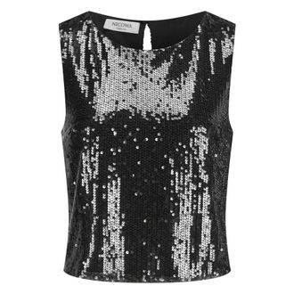 Nicowa Dames, Tops, Zwart, Maat: M