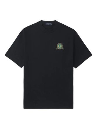 Fred Perry T-shirt met logopatch - Blauw