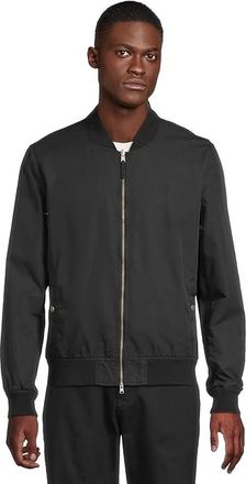 AllSaints Rev Bassett Bomber Mens Jacket Black/Khaki Brown : 2XL, Cotton/Polyamide