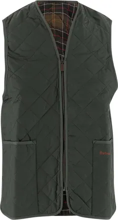 Barbour Olive Quilted Sleeveless Jacket
