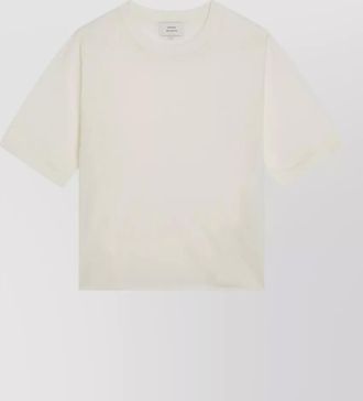 Loulou Studio crew neck short sleeve knit top