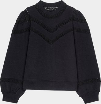 Rails Isles Embroidered Crewneck Sweatshirt