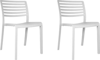 Resol Sillas Lama Resol Pl&aacute;stico Blanco (pack De 2)
