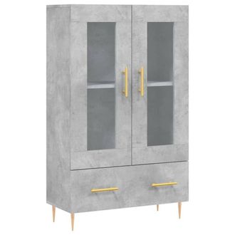 Berkfield Home Highboard Concrete Grey 69.5x31x115 cm Engineered Wood