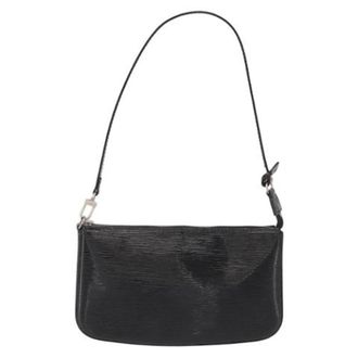 Louis Vuitton Pre-owned Shoulder Bags, female, Black, Size: ONE SIZE Pre-owned Leather Shoulder Bag