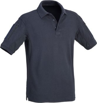 Defcon 5 Defcon 5 Short Sleeve Tactical Polo Shirt with Pockets, Navy, XL