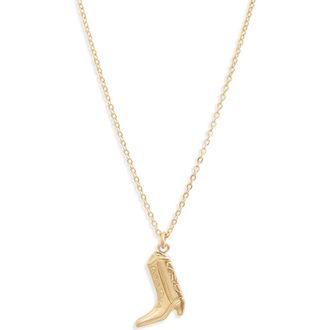 Set & Stones Houston Pendant Necklace in Gold at Nordstrom