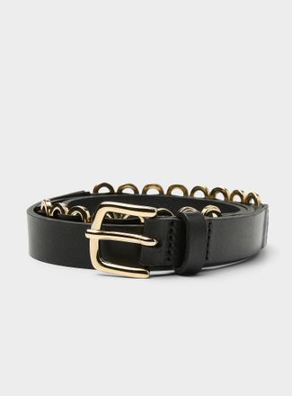 Herbert Fr&egrave;re Soeur Womens Alba link and leather belt