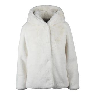 Bomboogie Ecopelliccia Jas - Dames - Jassen - Wit - Maat: 2XS Taf