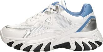 Guess Nowah Sneakers - Dames - Sneakers - Wit - 40 EU - Polyester - Schoenen