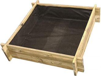 Habitat et Jardin Cuadrado De Huerto eneldo - 80 X 80 X 18 Cm