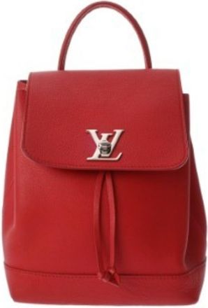Louis Vuitton Ruby Leather Backpack (Pre-Owned)