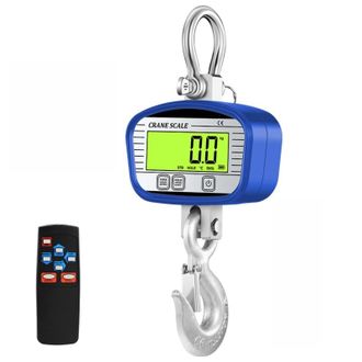 OEM Bilancia Industriale A Gru Da 1000 Kg/2200 Libbre, Display Lcd Digitale Preciso A 0,1 Kg, Funzione Di Memorizzazione Del Valore Massimo, Termoigrometr