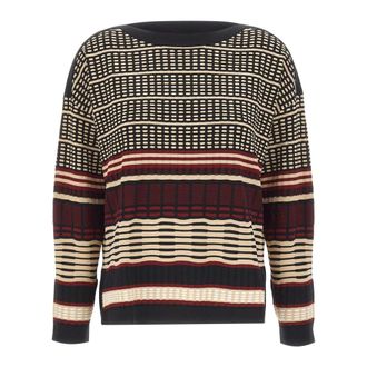Elena Miro Round-neck Truien - Dames - Ronde hals truien - Veelkleurig - S - Truien & Vesten