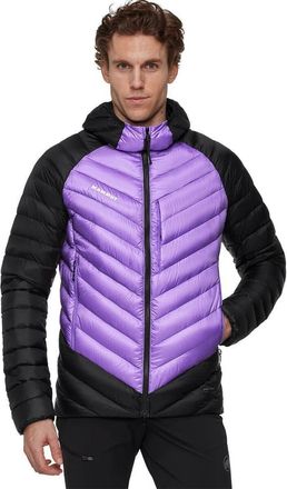 Mammut Broad Peak In Hooded Jacket - Mens in Lavandin/black at Nordstrom, Size X-Large
