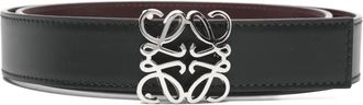 Loewe Cintura con fibbia logo - Nero