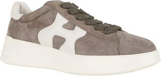 Hogan Low-Top Sneaker - Suede Sneakers - Gr. 41 (EU) - in Grün - für Damen