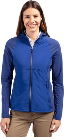Cutter & Buck Adapt Eco Knit Hybrid Recycled Womens Full Zip Jacket