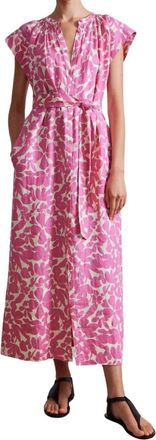 Apiece Apart Mirada Sleeveless Midi Dress In Pink