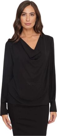 Liu Jo Stijlvolle Blouse - Dames - Blouses - Zwart - XL - Polyester - Overhemden