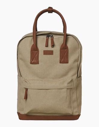 Jack & Jones Mens Jack & Jones Pascal Cotton Beige Backpack - One Size - Cream