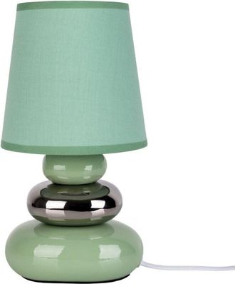 Näve Naeve STONEY Lámpara de mesa con pantalla redonda cónica color menta 1xE14